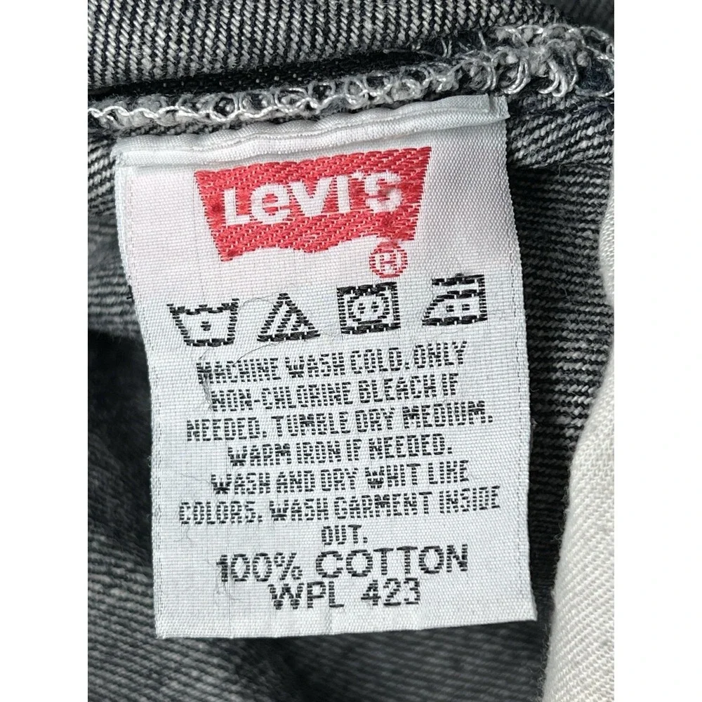 Levi's 501 Jeans Men Size 36x30 Dark Wash Button Fly Made In USA Vintage